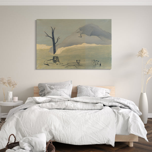 Top-Angebot Kunstdruck Horaz Pippin - Heiliger Berg IV Leinwand auf Keilrahmen gespannt