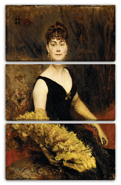 Leinwandbild Giovanni Boldini - Frau Charles Warren-Cram (Ella Brooks Carter, 1846-1896)