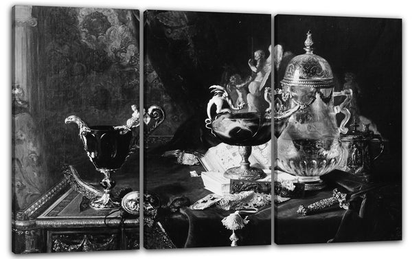 Leinwandbild Blaise-Alexandre Desgoffe - Kunstgegenstände aus dem Louvre