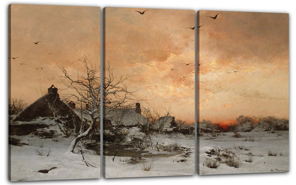 Leinwandbild Léon-Germain Pelouse - Januar: Cernay, in der Nähe von Rambouillet