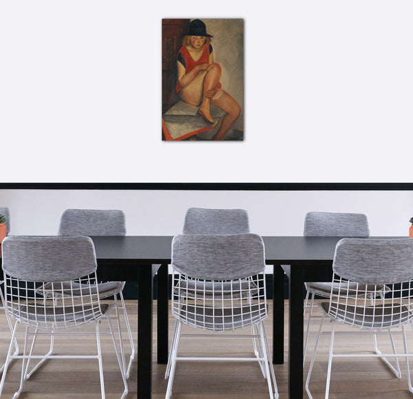 Top-Angebot Kunstdruck Boris Grigoriew - Das Model Leinwand auf Keilrahmen gespannt