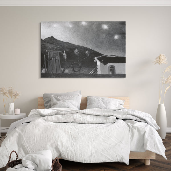 Top-Angebot Kunstdruck Joseph Stella - Nocturne Leinwand auf Keilrahmen gespannt