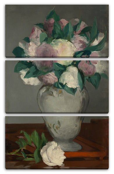 Leinwandbild Edouard Manet - Pfingstrosen
