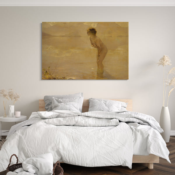 Top-Angebot Kunstdruck Paul Chabas - September-Morgen Leinwand auf Keilrahmen gespannt