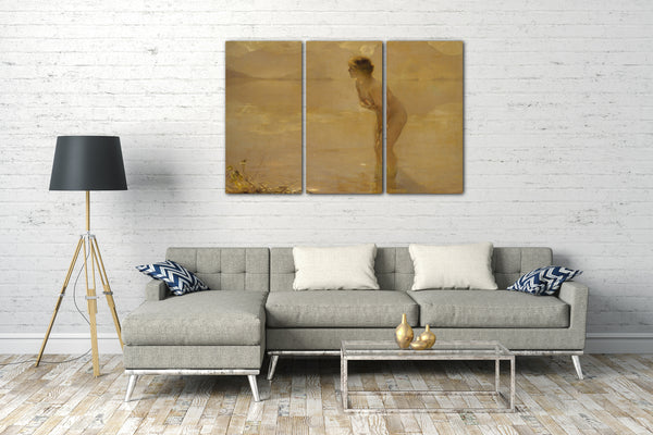 Top-Angebot Kunstdruck Paul Chabas - September-Morgen Leinwand auf Keilrahmen gespannt