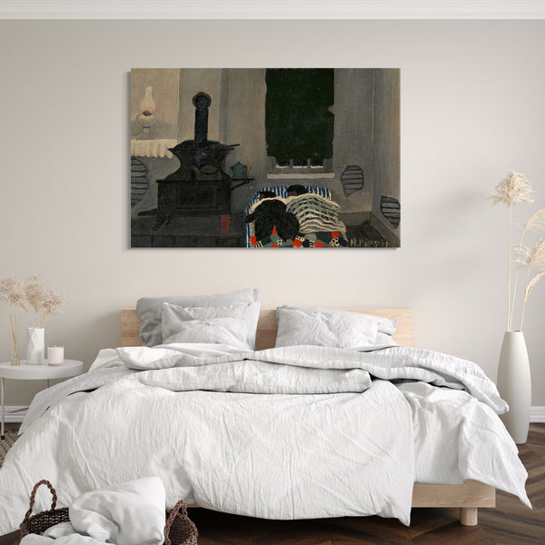 Top-Angebot Kunstdruck Horaz Pippin - Schlafend Leinwand auf Keilrahmen gespannt