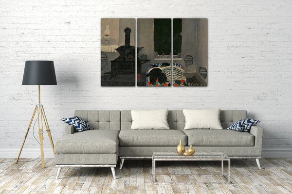 Top-Angebot Kunstdruck Horaz Pippin - Schlafend Leinwand auf Keilrahmen gespannt
