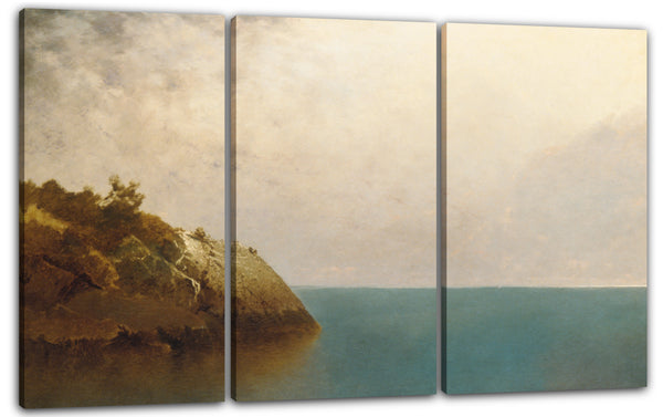 Leinwandbild John Frederick Kensett - Ein nebeliger Himmel