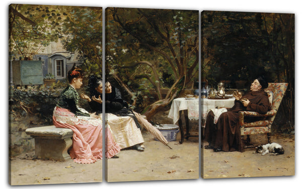 Leinwandbild Jean-Georges Vibert - Der Rüfel