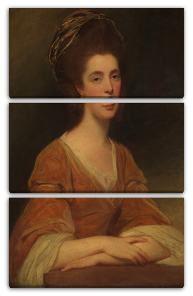 Leinwandbild George Romney - Frau Charles Frederick (Martha Rigden, gestorben 1794)