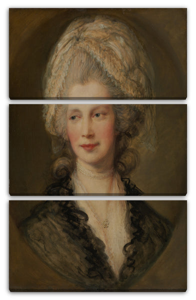 Leinwandbild Thomas Gainsborough - Königin Charlotte