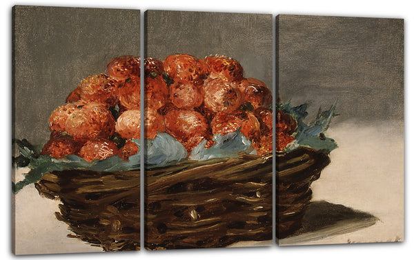 Leinwandbild Edouard Manet - Erdbeeren