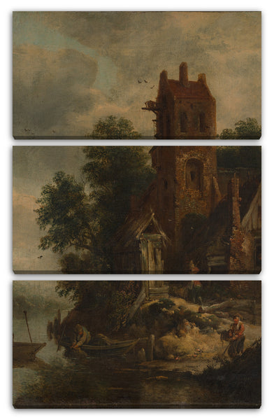 Leinwandbild Roelof van Vries - Das Taubenhaus