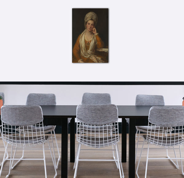 Top-Angebot Kunstdruck Sir Joshua Reynolds - Mrs. Horton, später Viscountess Maynard (gest. 1814/15) Leinwand auf Keilrahmen gespannt