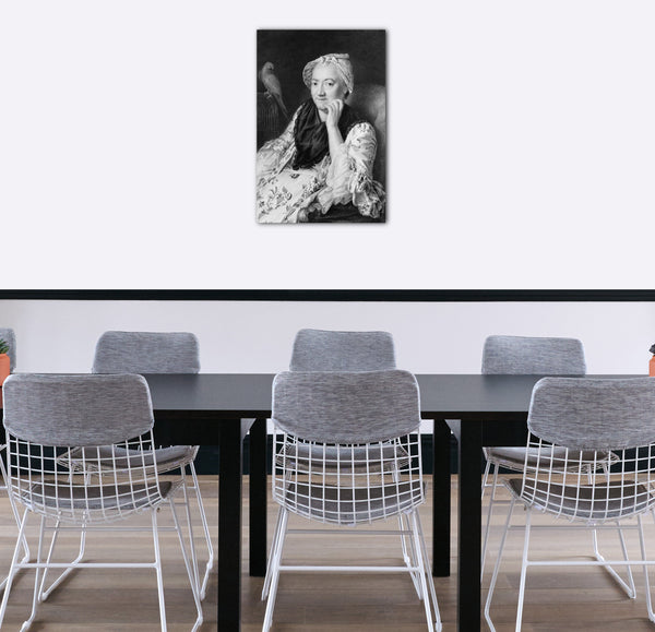 Top-Angebot Kunstdruck Johann Nikolaus Grooth - Porträt einer Frau Leinwand auf Keilrahmen gespannt