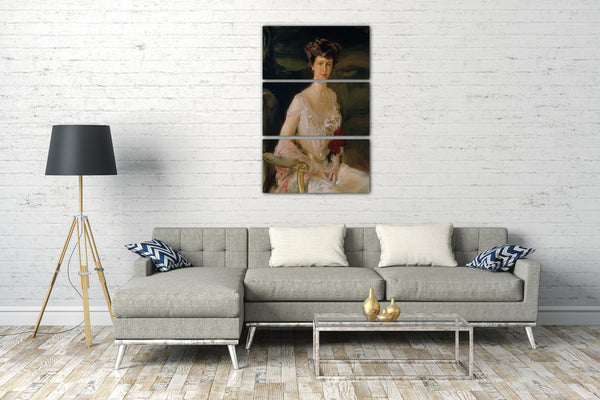 Top-Angebot Kunstdruck Joaquín Sorolla und Bastida - Mrs. Winthrop W. Aldrich (Harriet Alexander, 1888-1972) Leinwand auf Keilrahmen gespannt