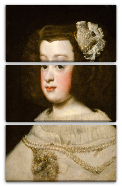 Leinwandbild Werkstatt von Diego Rodríguez de Silva und Velázquez - María Teresa, Infantin von Spanien