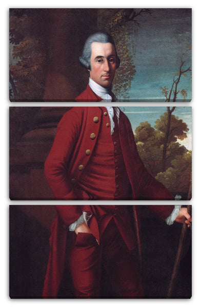Leinwandbild Henry Benbridge - Portrait eines Herrn