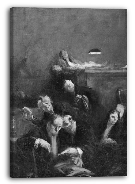 Leinwandbild Jean-Louis Forain - Pause am Gericht