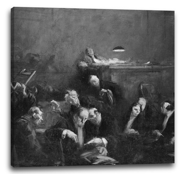 Leinwandbild Jean-Louis Forain - Pause am Gericht