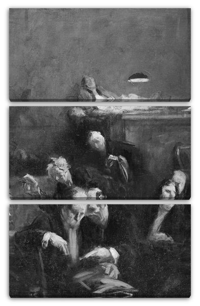 Leinwandbild Jean-Louis Forain - Pause am Gericht