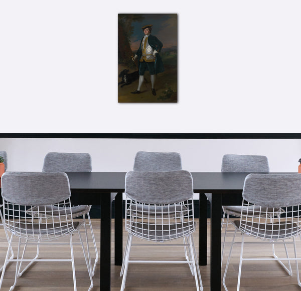 Top-Angebot Kunstdruck Enoch Seemann der Jüngere - Sir James Dashwood (1715-1779) Leinwand auf Keilrahmen gespannt