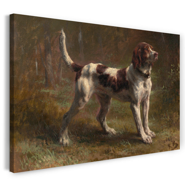 Top-Angebot Kunstdruck Rosa Bonheur - A Limier Briquet Hound Leinwand auf Keilrahmen gespannt