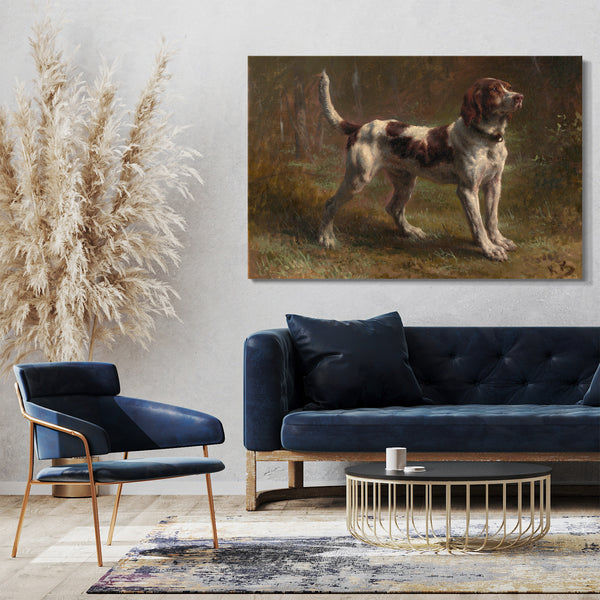 Top-Angebot Kunstdruck Rosa Bonheur - A Limier Briquet Hound Leinwand auf Keilrahmen gespannt
