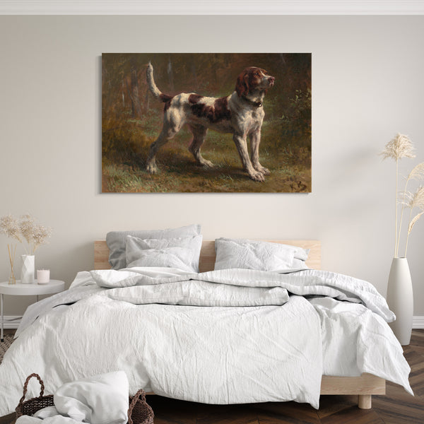 Top-Angebot Kunstdruck Rosa Bonheur - A Limier Briquet Hound Leinwand auf Keilrahmen gespannt