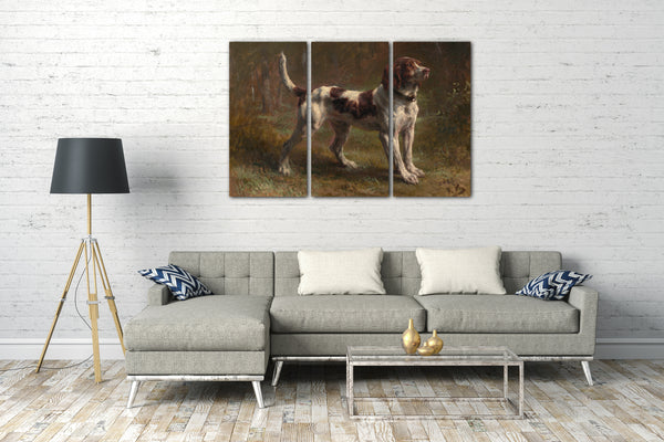 Top-Angebot Kunstdruck Rosa Bonheur - A Limier Briquet Hound Leinwand auf Keilrahmen gespannt