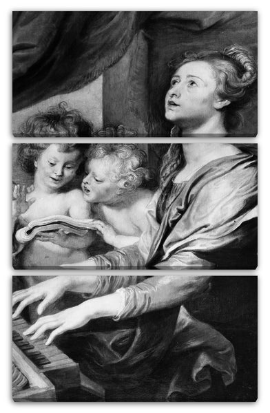 Leinwandbild Abraham van Diepenbeeck - Heilige Cecilia