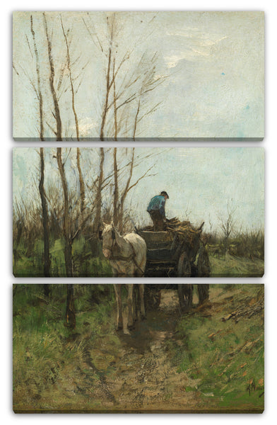 Leinwandbild Anton Mauve - Holz sammeln