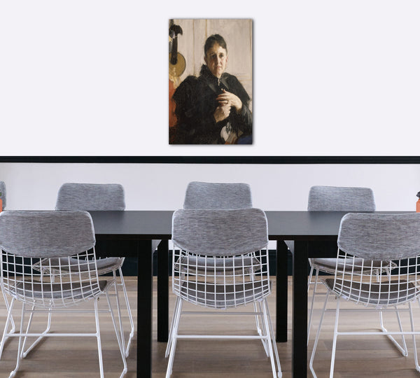 Top-Angebot Kunstdruck Anders Zorn - Frau John Crosby Brown (Mary Elizabeth Adams, 1842-1918) Leinwand auf Keilrahmen gespannt