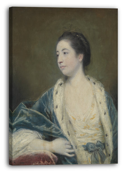 Top-Angebot Kunstdruck Sir Joshua Reynolds - Porträt einer Frau Leinwand auf Keilrahmen gespannt
