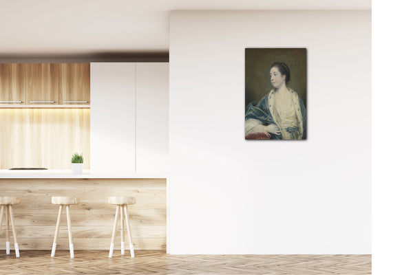 Top-Angebot Kunstdruck Sir Joshua Reynolds - Porträt einer Frau Leinwand auf Keilrahmen gespannt