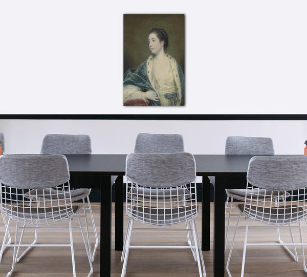 Top-Angebot Kunstdruck Sir Joshua Reynolds - Porträt einer Frau Leinwand auf Keilrahmen gespannt