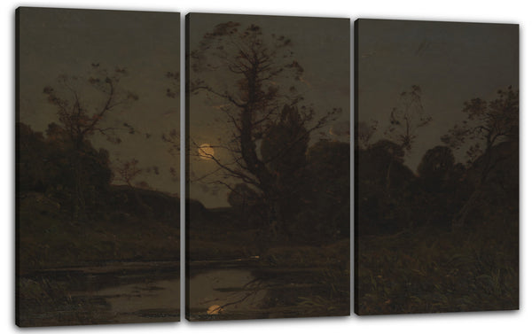 Leinwandbild Henri-Joseph Harpignies - Mondaufgang
