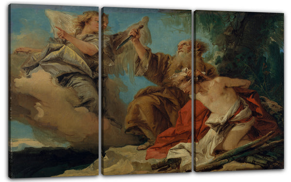 Leinwandbild Giovanni Domenico Tiepolo - Das Opfer von Isaak