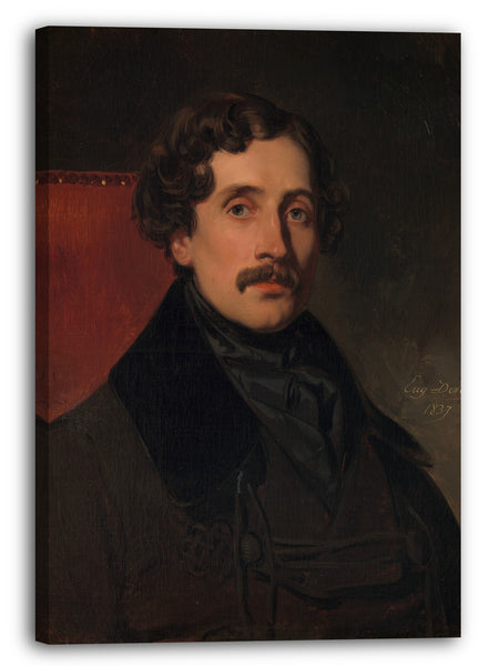 Top-Angebot Kunstdruck Eugène Devéria - Louis-Félix Amiel (1802-1864) Leinwand auf Keilrahmen gespannt