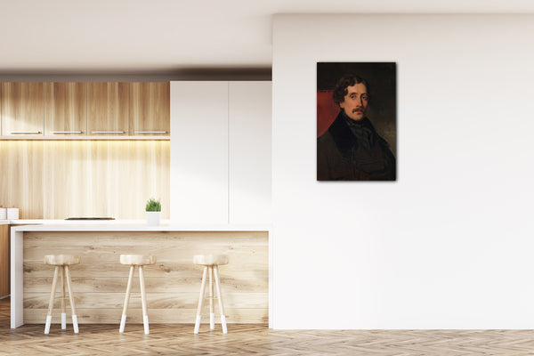 Top-Angebot Kunstdruck Eugène Devéria - Louis-Félix Amiel (1802-1864) Leinwand auf Keilrahmen gespannt