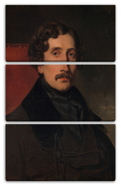 Leinwandbild Eugène Devéria - Louis-Félix Amiel (1802-1864)