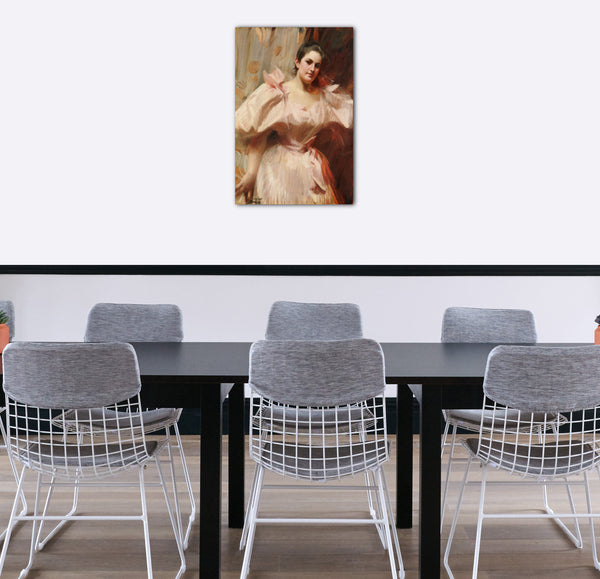 Top-Angebot Kunstdruck Anders Zorn - Frieda Schiff (1876-1958), später Frau Felix M. Warburg Leinwand auf Keilrahmen gespannt