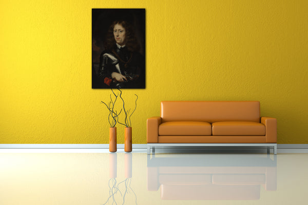 Top-Angebot Kunstdruck Nicolaes Maes - Admiral Jacob Binkes (geboren um 1640, gestorben 1677) Leinwand auf Keilrahmen gespannt
