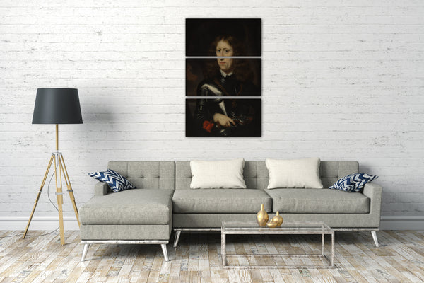 Top-Angebot Kunstdruck Nicolaes Maes - Admiral Jacob Binkes (geboren um 1640, gestorben 1677) Leinwand auf Keilrahmen gespannt