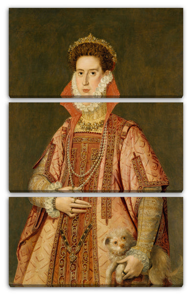 Leinwandbild Alonzo Sánchez Coello - Porträt einer Frau