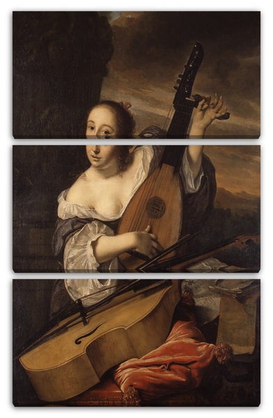 Leinwandbild Bartholomeus van der Helst - Der Musiker