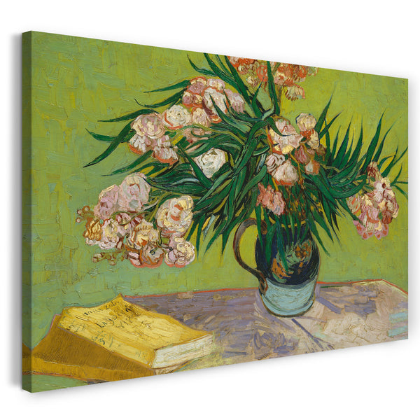Top-Angebot Kunstdruck Vincent van Gogh - Oleander Leinwand auf Keilrahmen gespannt