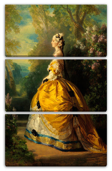 Leinwandbild Franz Xaver Winterhalter - Die Kaiserin Eugénie (Eugénie de Montijo, 1826-1920, Condesa de Teba)