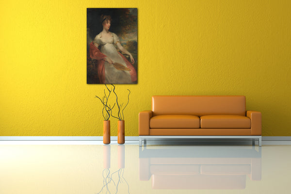 Top-Angebot Kunstdruck Sir William Beechey - Porträt einer Frau Leinwand auf Keilrahmen gespannt
