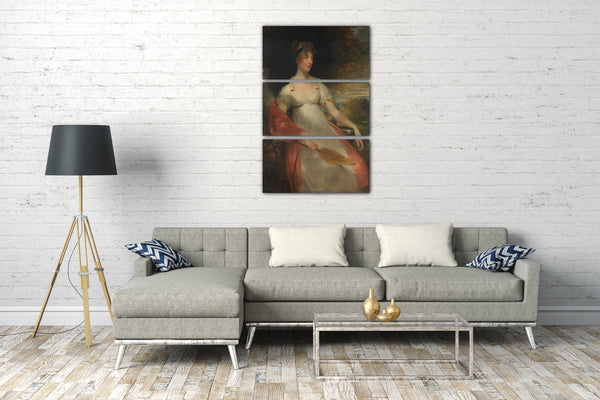 Top-Angebot Kunstdruck Sir William Beechey - Porträt einer Frau Leinwand auf Keilrahmen gespannt